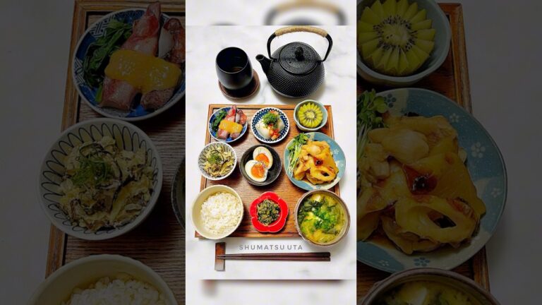 【和食献立】メインは鶏肉と大根とちくわ◎今年もお世話になりました！年内最後の週末うた #shots 🥝EP33【レシピは大根の葉のふりかけ🌱説明欄に記載】