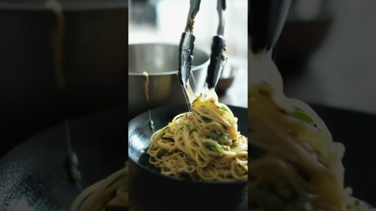 【後編】お気に入りのレシピ「卵かけ納豆パスタ」です😃ドロっとネバっと美味しいパスタをどうぞ😌#shorts #レシピ