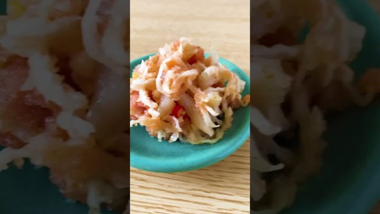 《アレンジレシピ》いかの塩辛に明太子を和えて「いか明太」を作ってみました《ご飯のお供アレンジ》