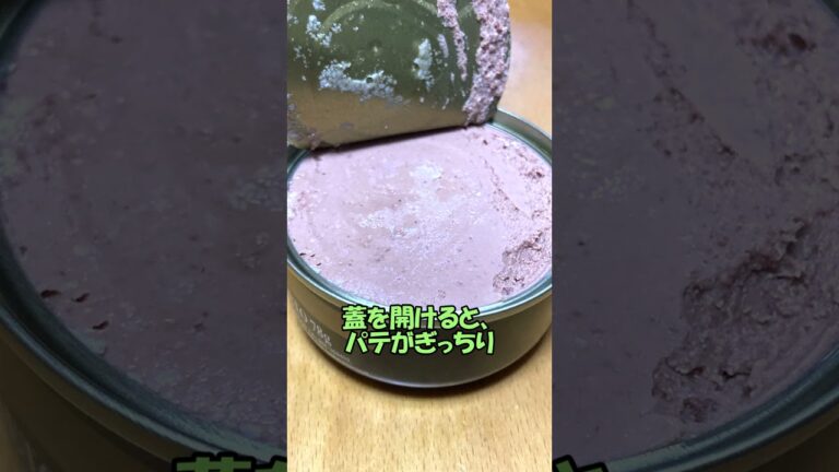 カルディで買ったこんな缶詰「コーレン イベリコ豚レバーパテ」#カルディ #shorts