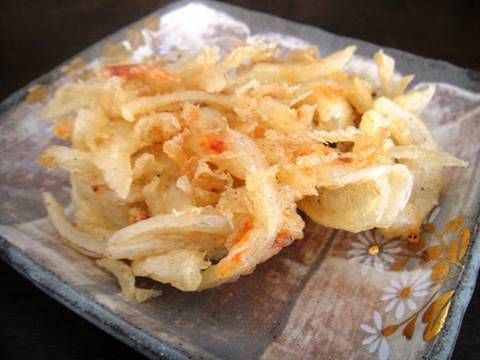 Kakiage recipe 桜海老とたまねぎのかき揚げのレシピ・作り方