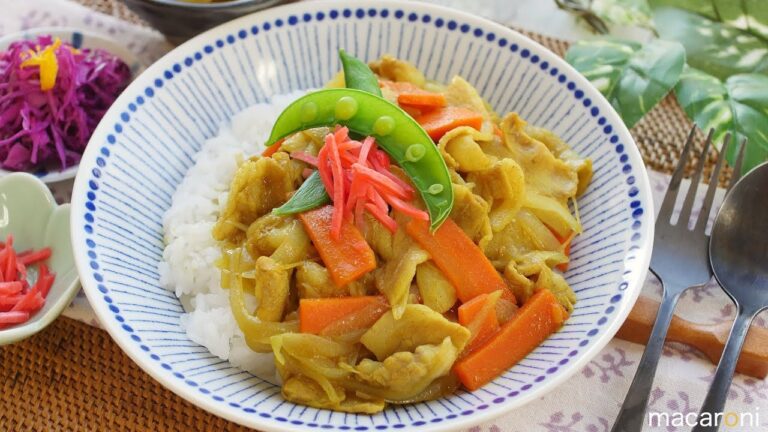 【下味冷凍】辛さマイルド！ ごろごろ野菜の 和風 カレー 丼の もと のレシピ 作り方