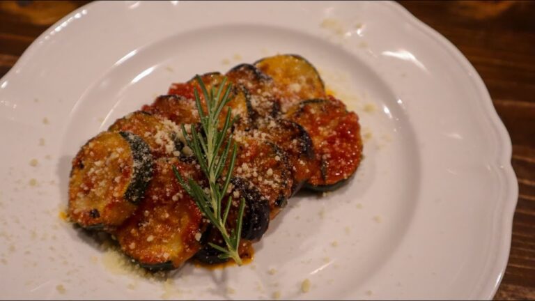 ナスとズッキーニのトマト煮込み〜ローズマリー風味〜　真夜中レストランMENU53