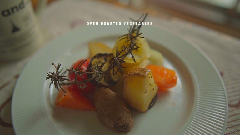 焼くだけ簡単！野菜のオーブンローストの作り方♩How to make Oven Roasted Vegetables【Easy Recipe】