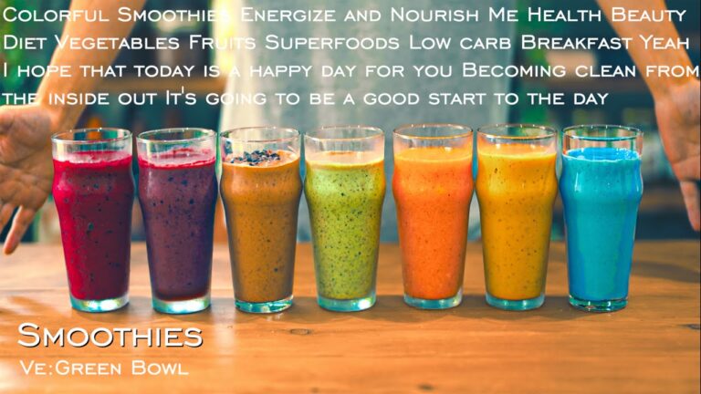 【腸活】体の内側から綺麗になる！7つのスムージー　ヴィーガン＋オーガニック　7 Healthy Smoothies | weight loss + delicious