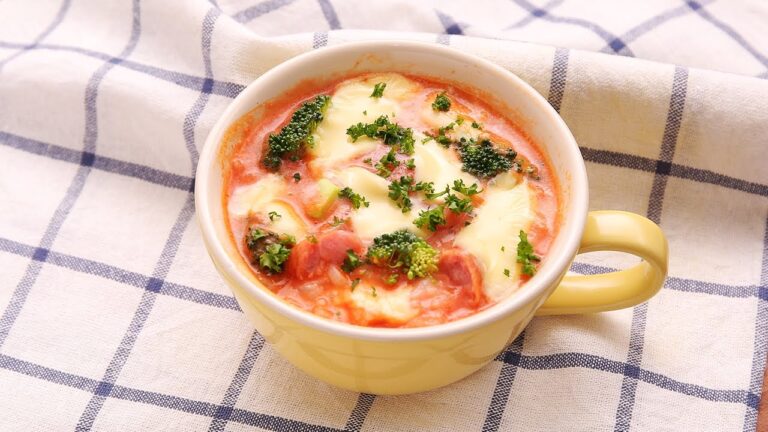 レンジで2分 マグカップdeトマトチーズリゾット