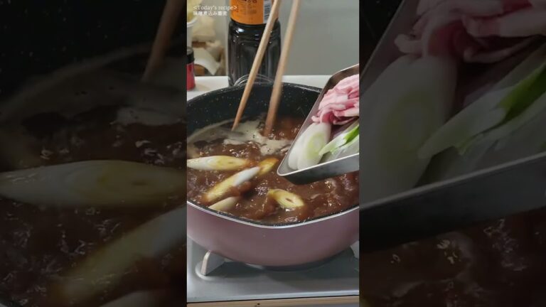 #shorts ワンパンで出来る味噌煮込みそば