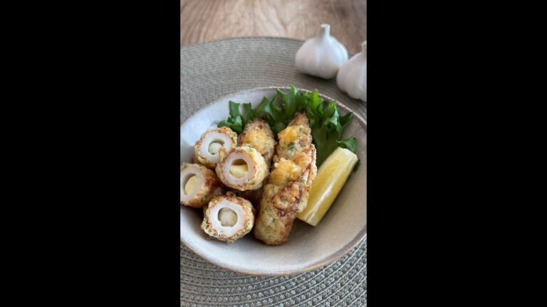 サクッと衣が美味しい！ちくわの磯辺揚げ #shorts #簡単レシピ #おつまみ