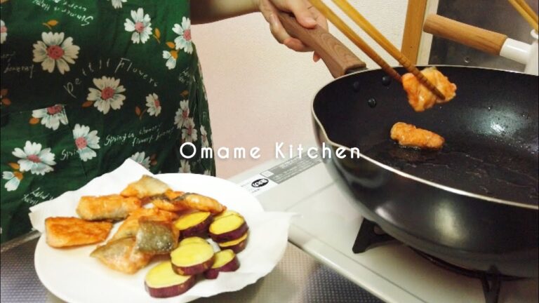 料理vlog / 秋を味わう献立🍁ふたり暮らしの食卓 / ニラ大葉餃子