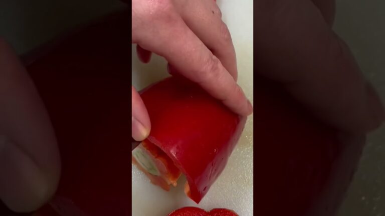赤パプリカの角切り【散らし寿司】