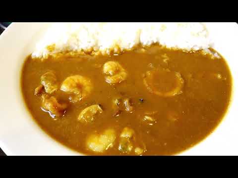 CoCo壱番屋でシーフードカレー普通盛り３辛と野菜サラダを食べてきた