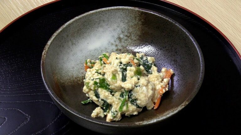 【手軽に家庭で作れる介護食】白和え（常食）｜訪問歯科ネット