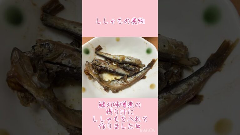 4つのししゃもレシピ紹介🐟