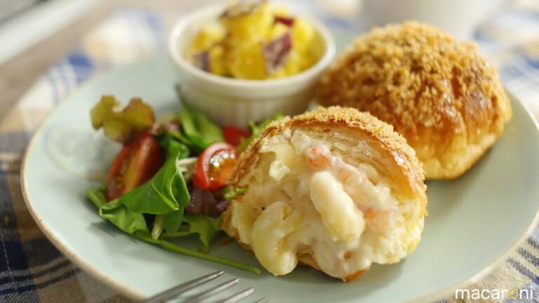 たっぷりクリームに溺れそう！ 揚げない グラタン コロッケ パン のレシピ 作り方