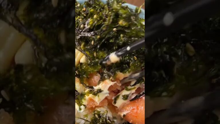 明太子と韓国のりの相性最高