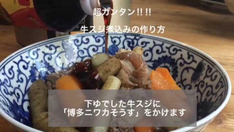 博多ニワカそうすで牛すじ煮込み