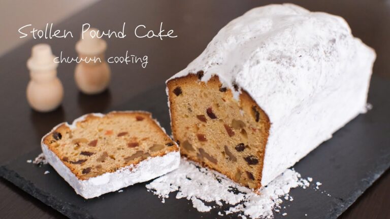 クリスマスにシュトーレン風パウンドケーキの作り方！Stollen Pound Cake.🎄