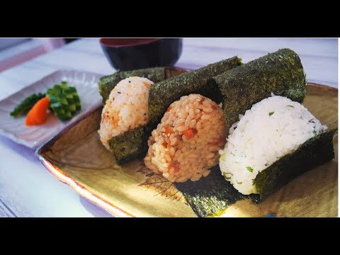 ☆土鍋炊飯☆銀シャリを美味しいおにぎり3種類に！【簡単/混ぜるだけ】鶏ごぼうおにぎり/じゃこ紫蘇おにぎり/揚げ玉おかかおにぎり