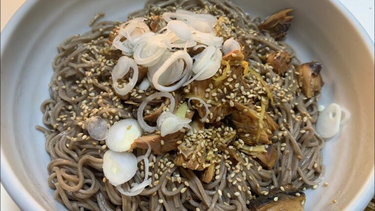 めちゃくちゃ簡単！サバ味噌蕎麦！