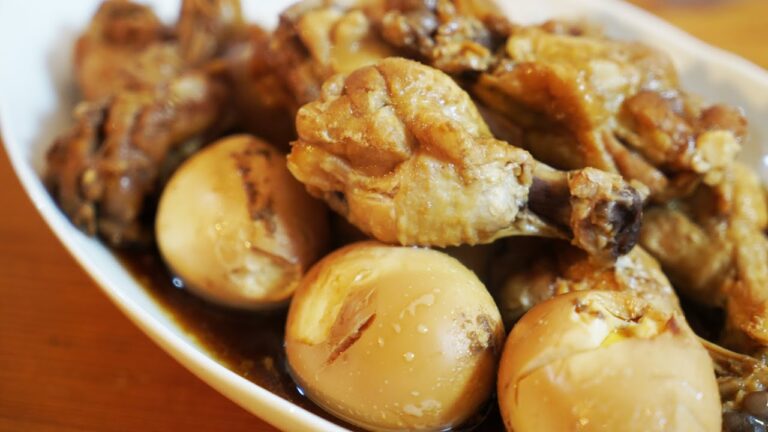 【圧力鍋で簡単レシピ】 手羽元とたまごのさっぱり煮　Chicken cooked in Vinegar Mar.2020