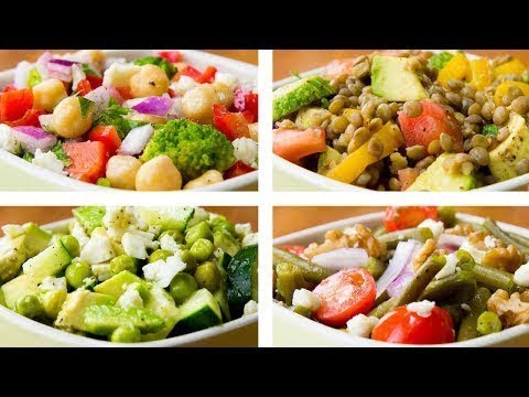 減量のための4野菜サラダレシピ ヘルシーサラダレシピ