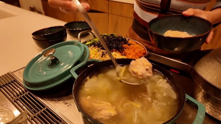 春休み直前！いかに楽してそれなりのご飯をつくるか。洗い物もだるいしワンプレートで勝負メカジキ・冷凍しておいた鶏肉で簡単参鶏湯・ビビンバ・鶏団子スープ・ホットサンド弁当