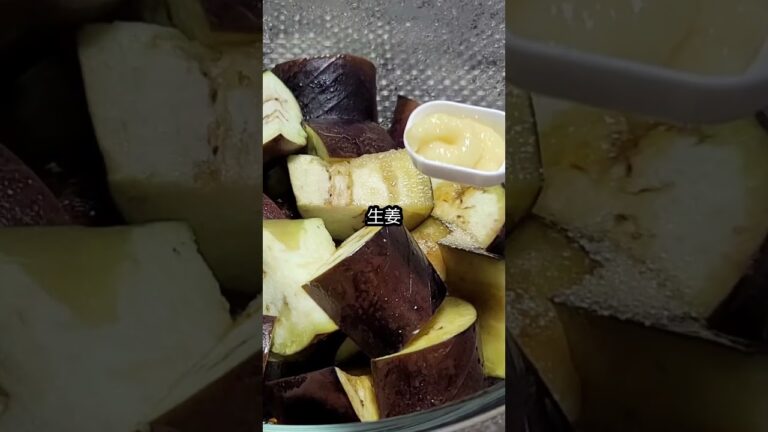 【副菜】【レンジで簡単】なすのおかかポン和え　#shorts #時短レシピ