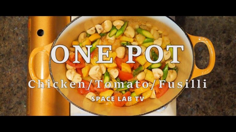 ONE POT チキントマトフジッリ（ショートパスタ）