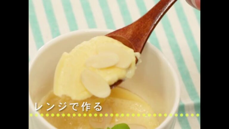 レンジで作る マグカッププリン