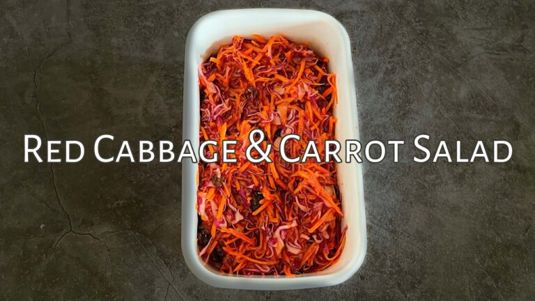 【常備菜】レッドキャベツと人参のサラダ｜How to make Red Cabbage & Carrot Salad