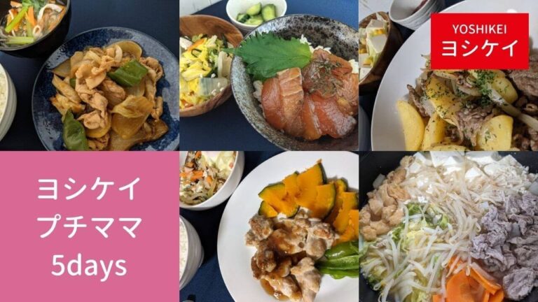 ヨシケイ プチママ5日間レビュー！人気メニュー作ってみました！