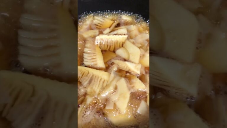 たけのこを煮ました♪ #たけのこ #料理 #shorts