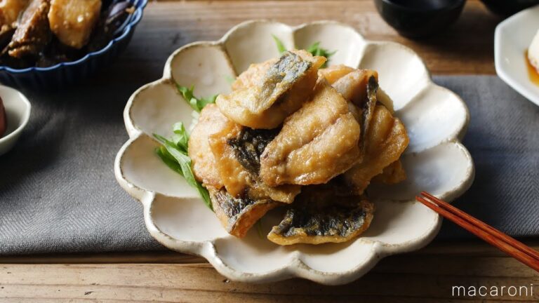 おかずにもおつまみにも！「あじのマヨみそ唐揚げ」のレシピ・作り方