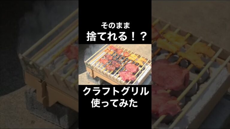 今すぐにBBQが出来る簡易アイテム！#shorts