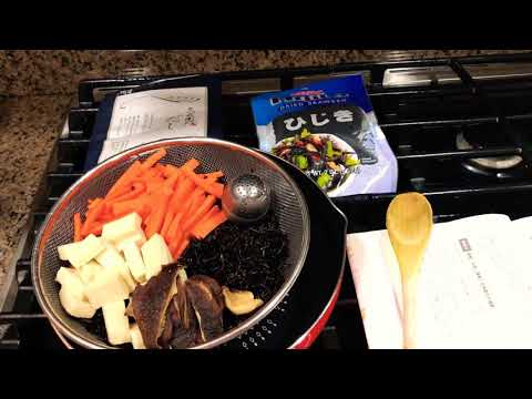 ひじきの煮物　しっかり下処理すると幼児にも安心☺️  How to cook Hijiki Properly♥️ 【たくさん作って冷凍保存も可能】