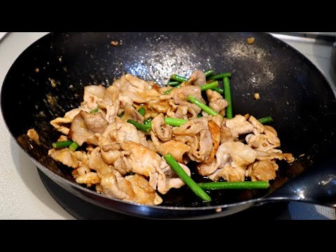 【豚肉ニンニクの芽炒め】油味噌が決めて！ご飯に合う美味しいレシピ