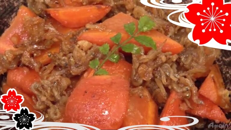 にんじんとジャコの味噌炒め✿日本の家庭料理【日本料理レシピTV】