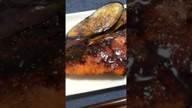 【鮭のバターポン酢焼き】この鮭想像以上に美味でした。