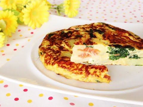 ハラペコさんに贈る「ほうれん草とトマトのスペイン風オムレツ」