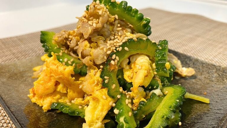 【豆腐なしゴーヤチャンプルー】苦味が苦手な人に｜簡単時短｜夏バテ防止