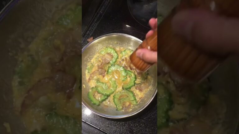 ゴーヤチャンプルがパスタに大変身！？#shorts