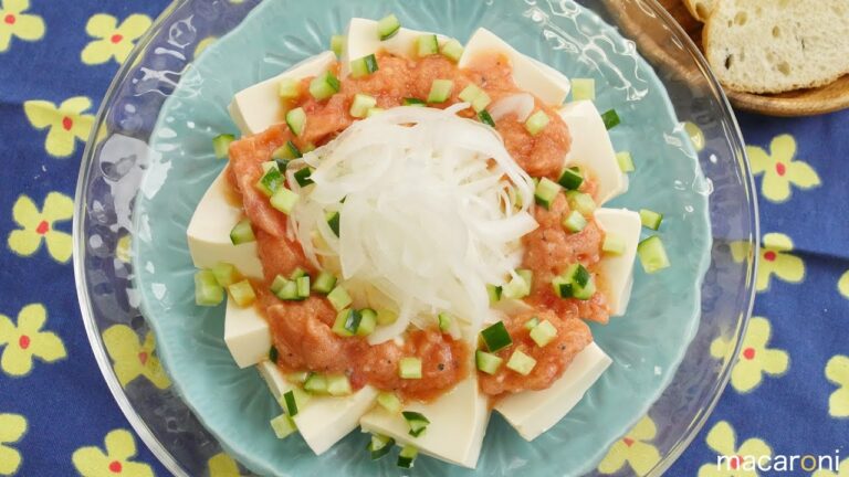 シャリシャリ新食感！ひんやり トマト シャーベット 冷奴 のレシピ 作り方