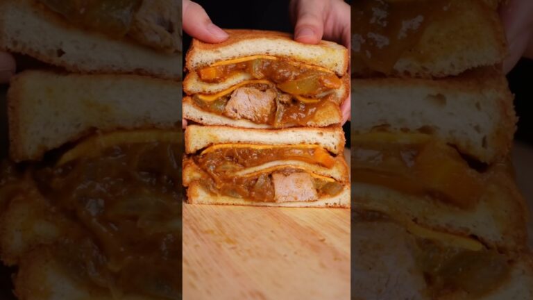 余ったカレーでサンド作ったらうますぎた