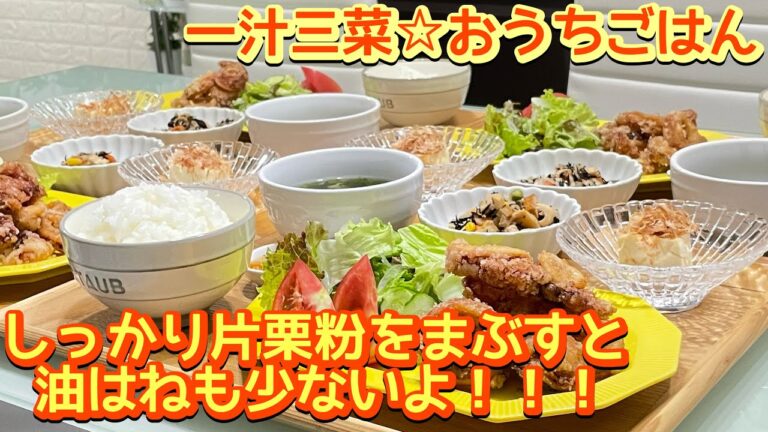 【晩ごはん】輪っかの中までしっかりね‼️おバカ夫婦の会話👩‍❤️‍👨イカの唐揚げ