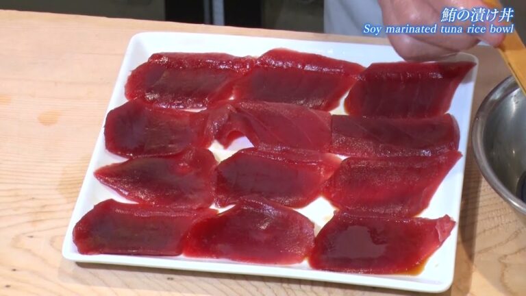 家庭で出来る鮨からくのおつまみとワインペアリング　鮪の漬け丼　【GINZA SUSHI KARAKU】
