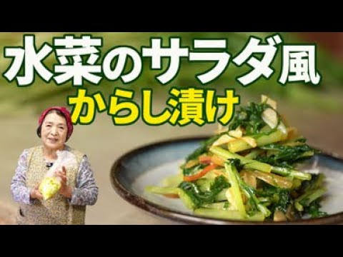 【保存版】水菜のからし漬け｜たくさん食べられる簡単ヘルシー水菜レシピ