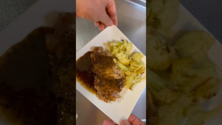 【豚ロースステーキ】ハニーマスタードソースで#shorts