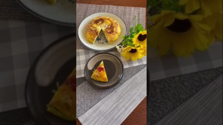 【炊飯器で簡単！スペイン風オムレツ】#shorts  ＃料理　＃健康　#簡単