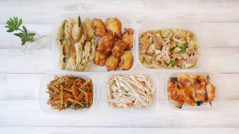 簡単作り置きおかず5種+おまけ【夕飯/お弁当】☆自家製のさつま揚げをはじめ、簡単で美味しい作り置きおかずレシピ！☆