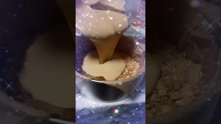 お菓子作り‪💞‬キャラメルの甘さが虜になっちゃう🥰️キャラメルチーズケーキ♡作り方はコメントから！